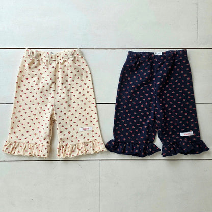 Toddler SS26 Floral Print Ruffle Hem Shorts (2 - 7y) - 2 Colors - AT NOON STORE