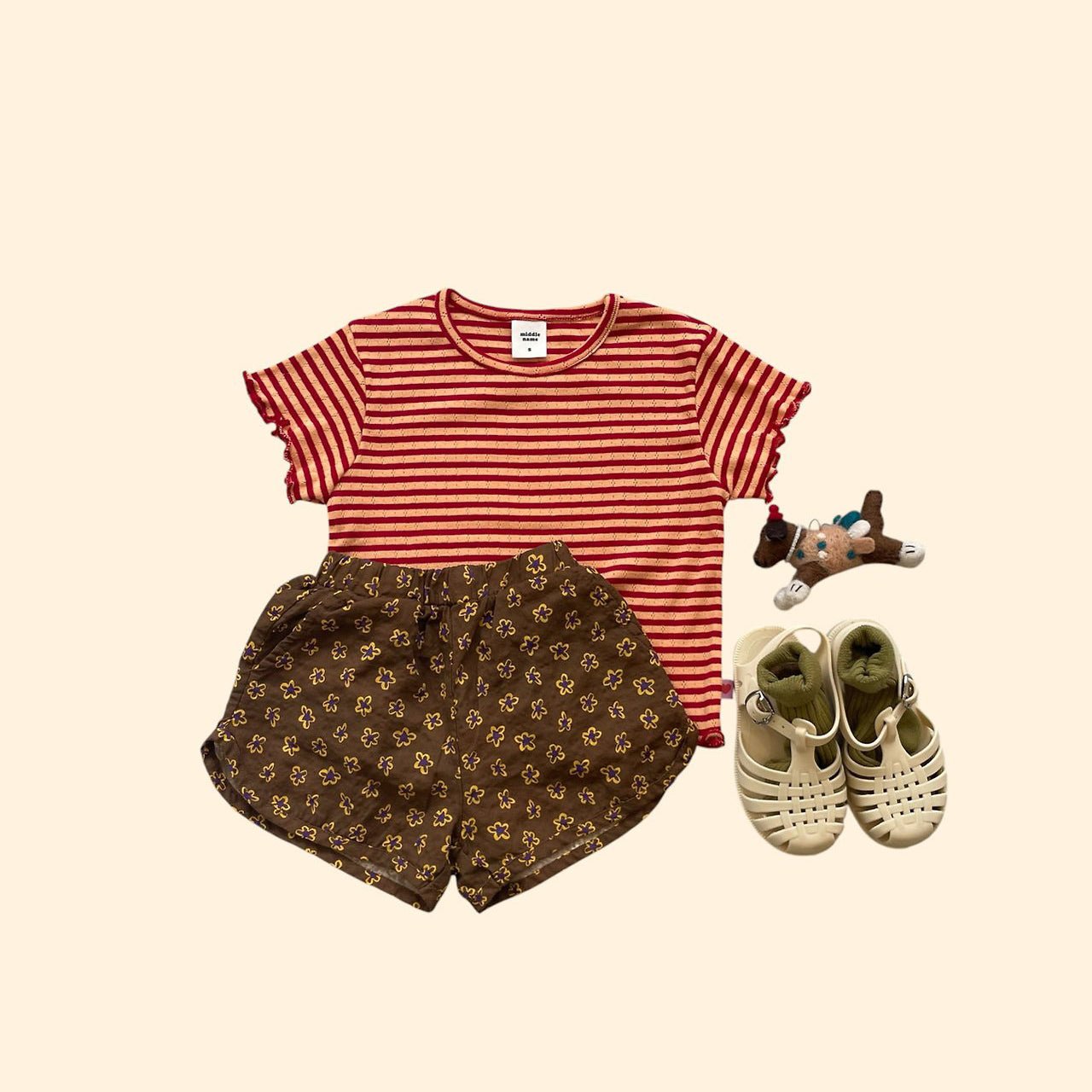 Toddler SS26 Floral Shorts (3 - 7y) - 3 Colors - AT NOON STORE