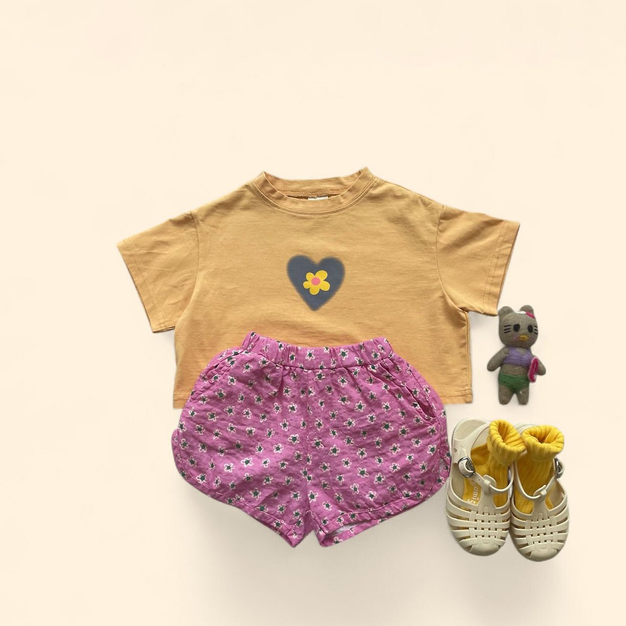 Toddler SS26 Floral Shorts (3 - 7y) - 3 Colors - AT NOON STORE
