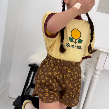 Toddler SS26 Floral Shorts (3 - 7y) - 3 Colors - AT NOON STORE