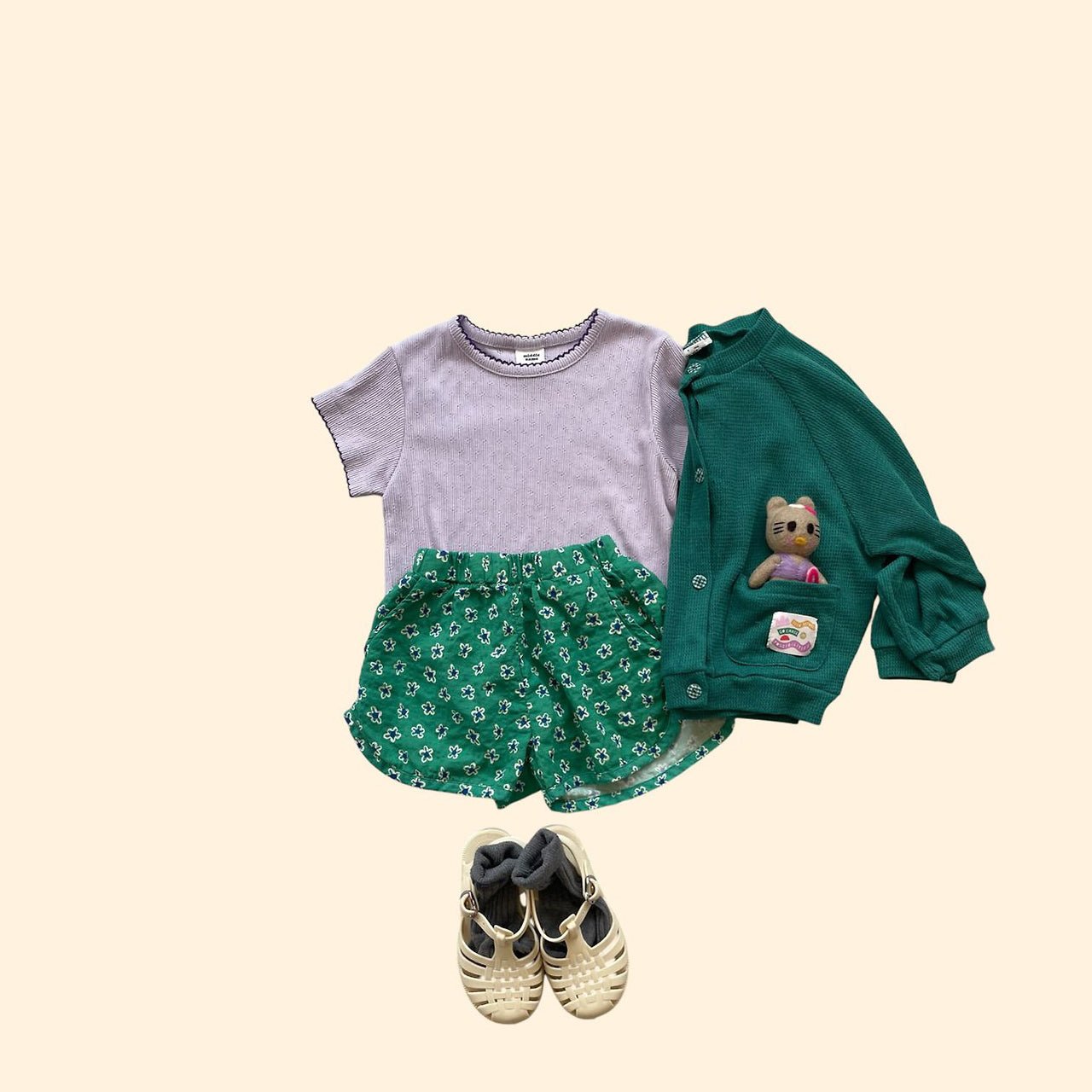 Toddler SS26 Floral Shorts (3 - 7y) - 3 Colors - AT NOON STORE