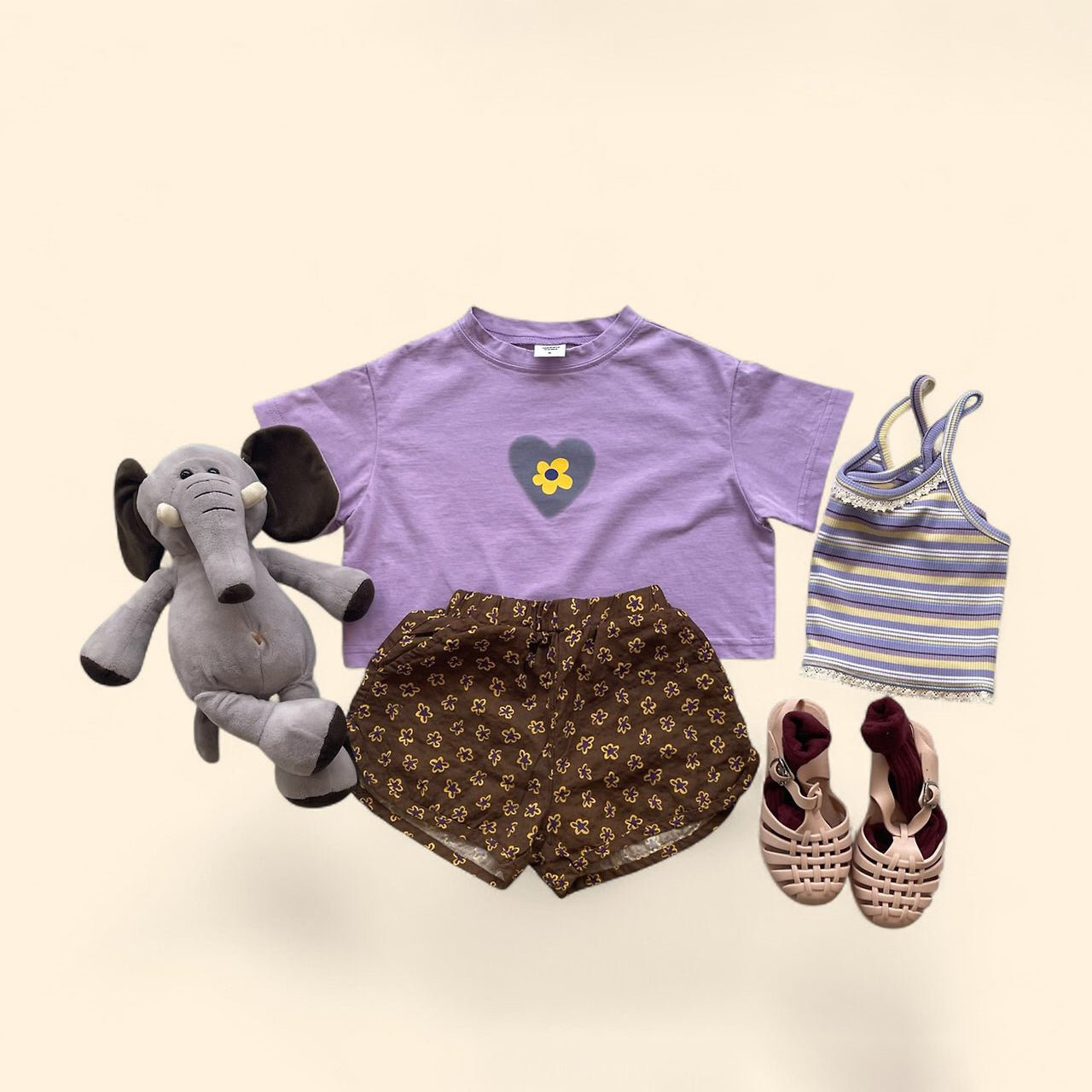 Toddler SS26 Floral Shorts (3 - 7y) - 3 Colors - AT NOON STORE