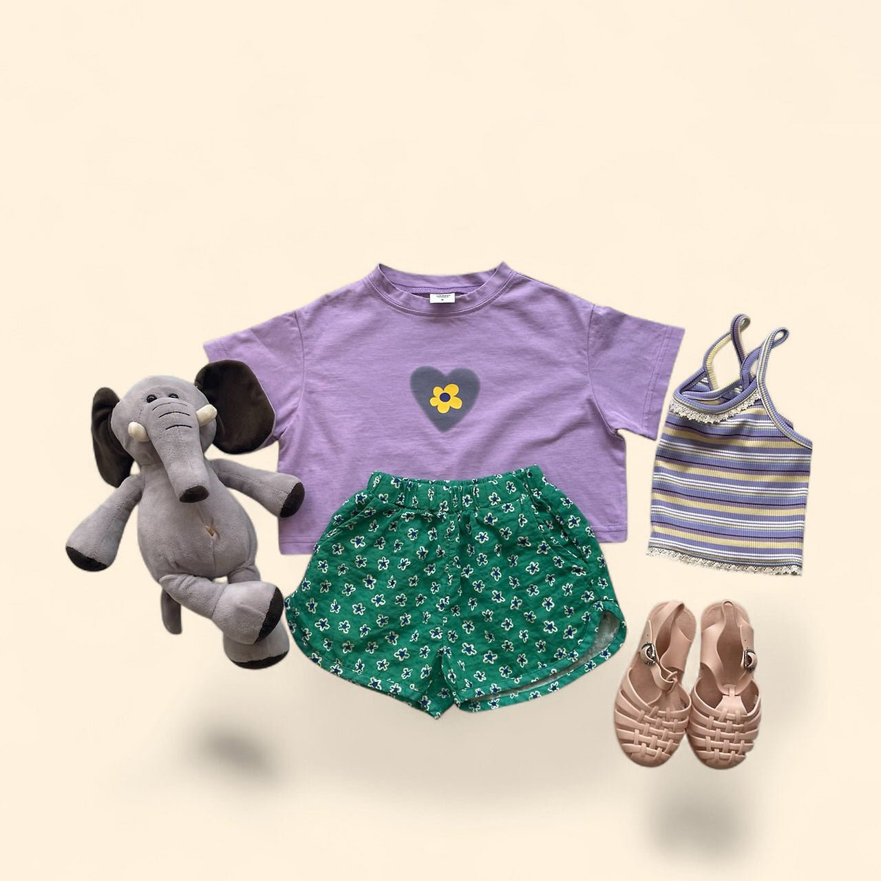 Toddler SS26 Floral Shorts (3 - 7y) - 3 Colors - AT NOON STORE
