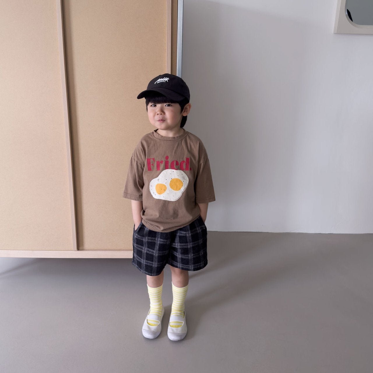 Toddler SS26 Fried Egg Short Sleeve Top (1 - 7y) - 2 Colors - AT NOON STORE