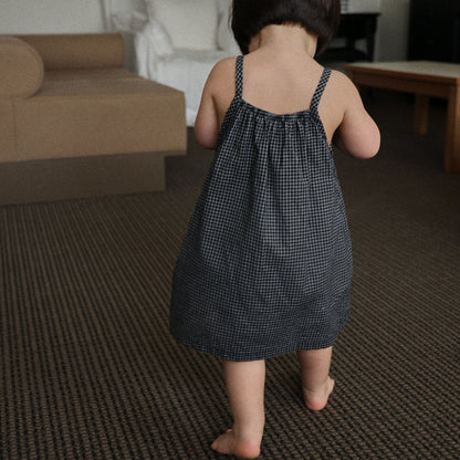 Toddler SS26 Gingham Sleeveless Dress (6m - 7y) - 3 Colors - AT NOON STORE