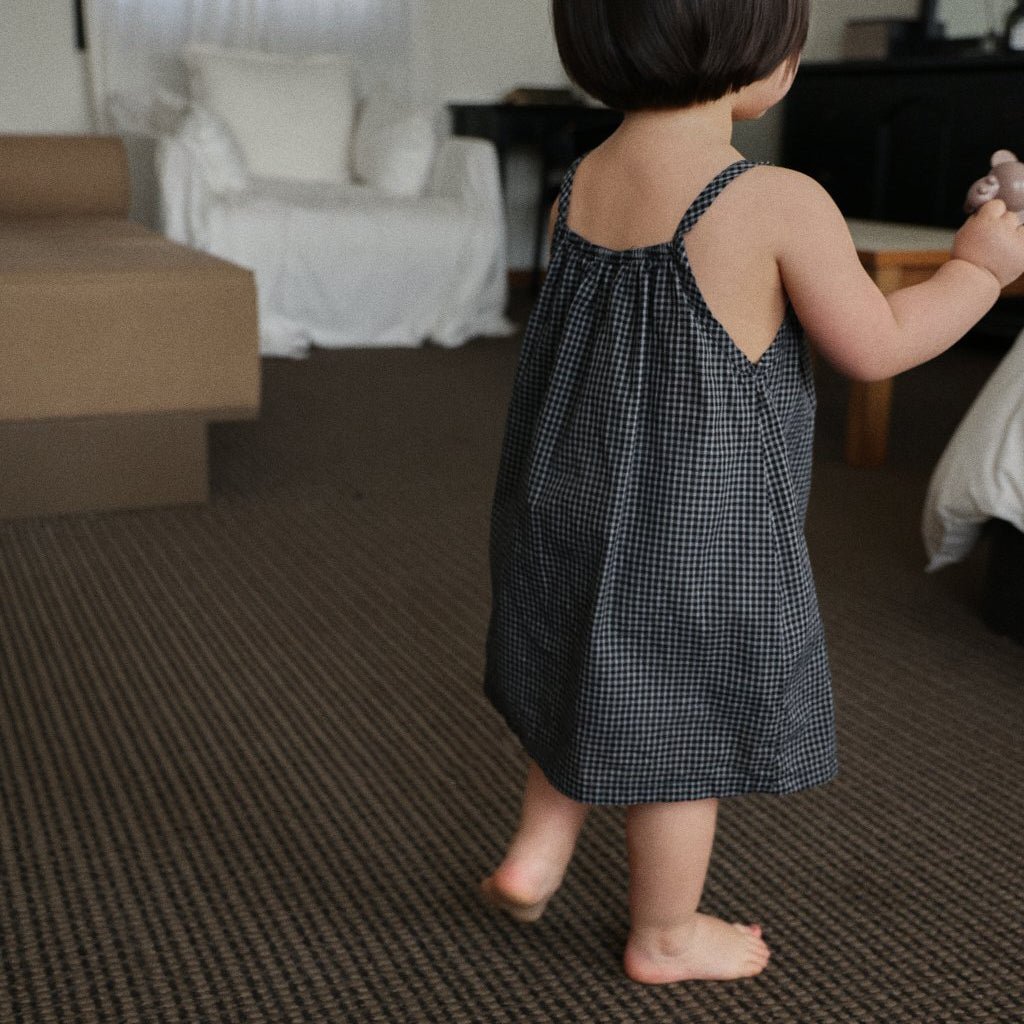 Toddler SS26 Gingham Sleeveless Dress (6m - 7y) - 3 Colors - AT NOON STORE
