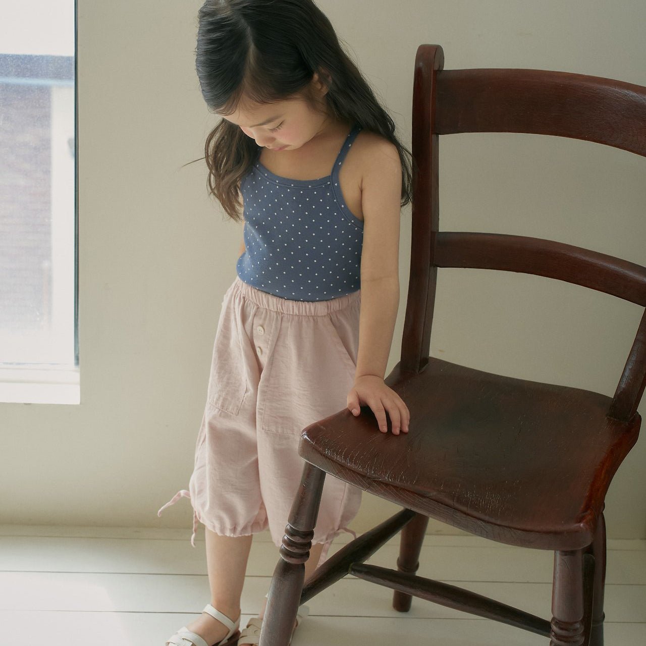 Toddler SS26 Knee - Length Jogger Pants (1 - 6y) - Pink - AT NOON STORE