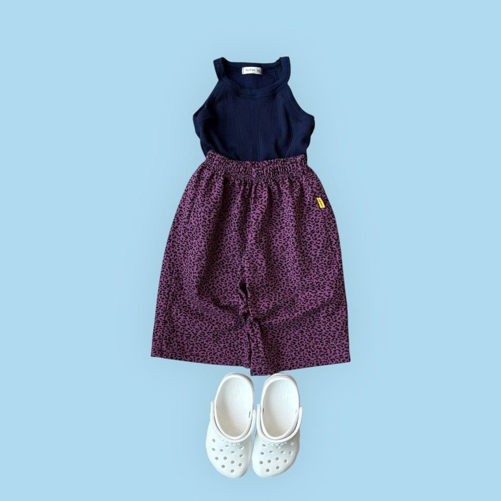 Toddler SS26 Leopard Pull - On Pants (1 - 7y) - 2 Colors - AT NOON STORE