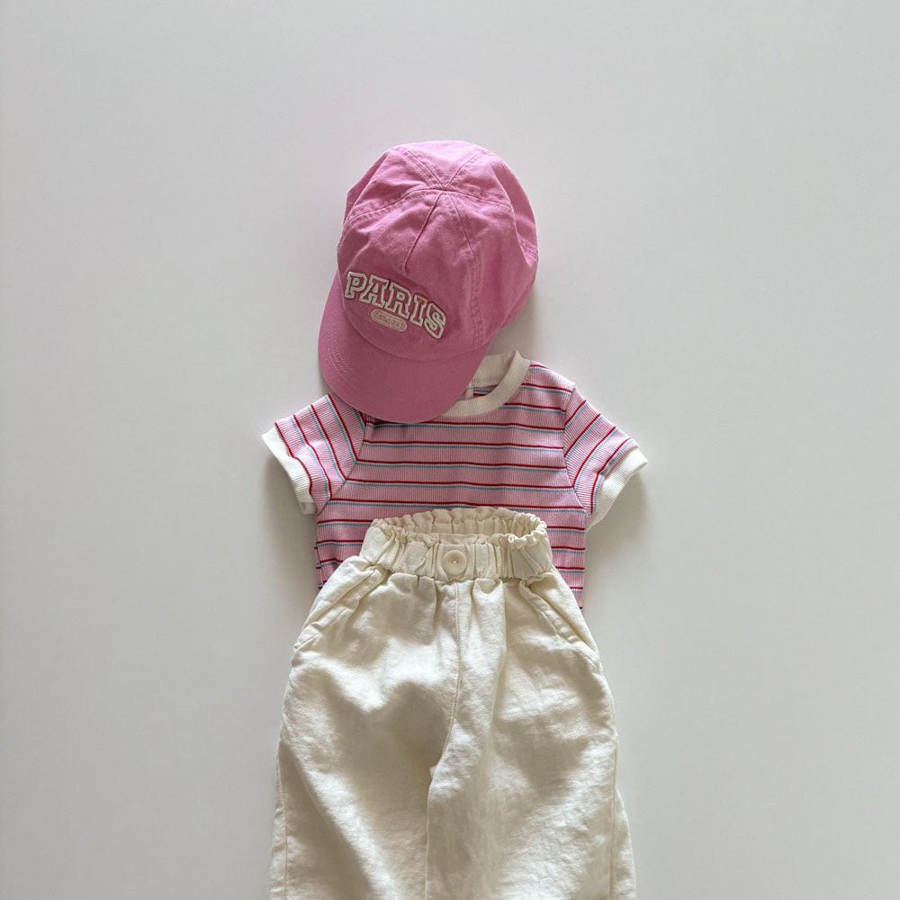 Toddler SS26 Linen Cotton Pull - on Pants (1 - 6y) - 4 Colors kids outfit