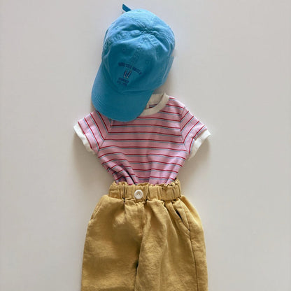 Toddler SS26 Linen Cotton Pull - on Pants (1 - 6y) - 4 Colors kids outfit