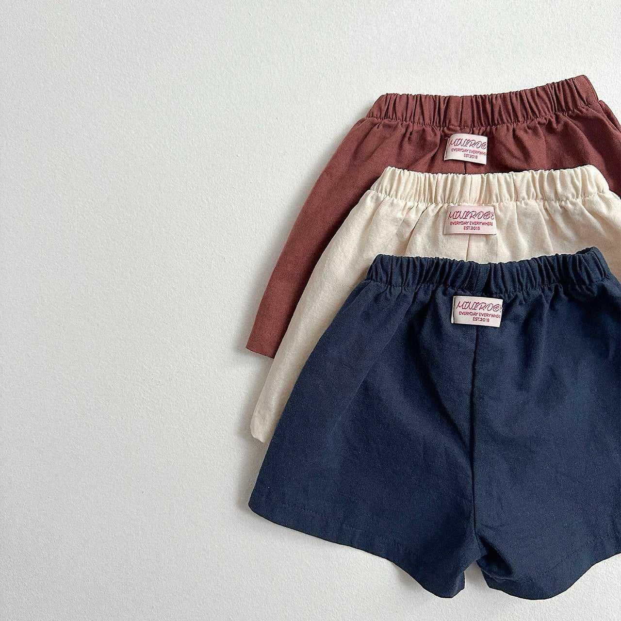 Toddler SS26 Linen Cotton Shorts (10m - 4y) - 3 Colors - AT NOON STORE