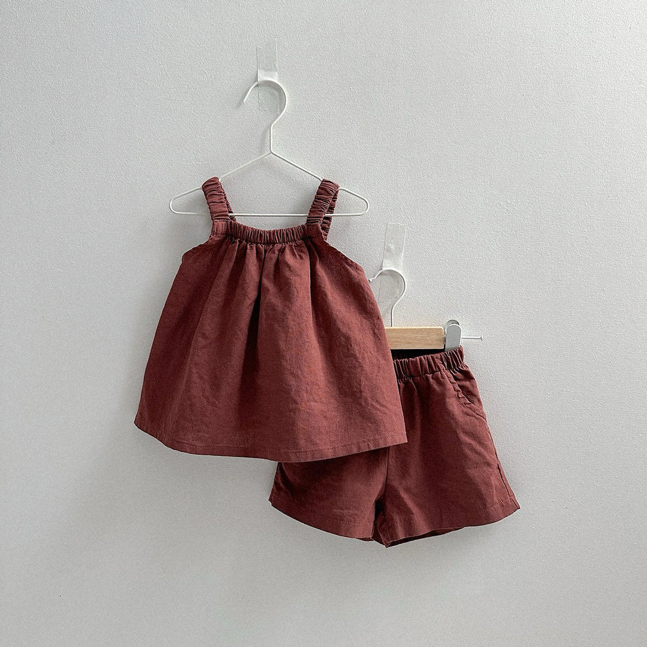 Toddler SS26 Linen Cotton Sleeveless Top (10m - 4y) - 3 Colors - AT NOON STORE