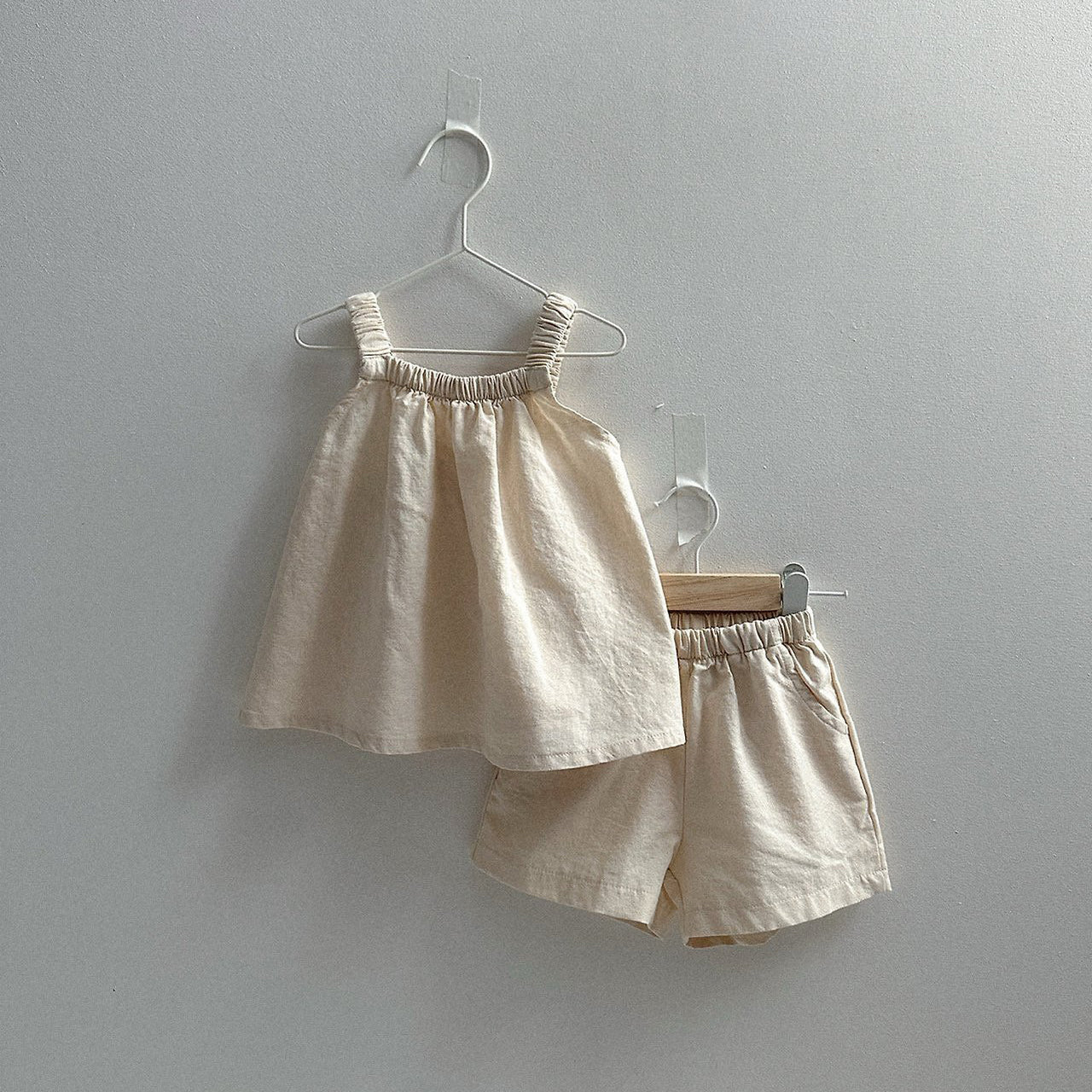 Toddler SS26 Linen Cotton Sleeveless Top (10m - 4y) - 3 Colors - AT NOON STORE