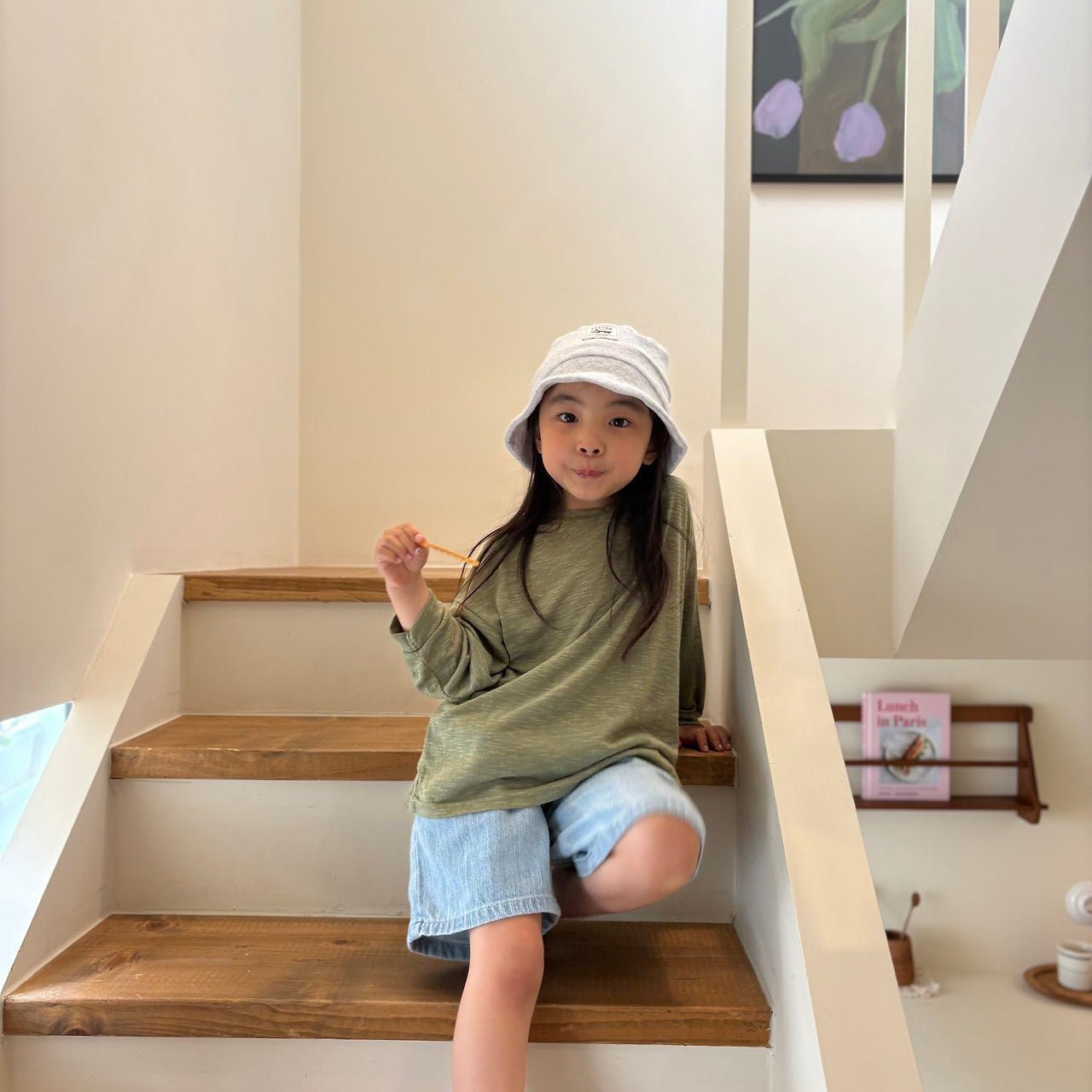 Toddler SS26 Loose Fit Summer Long Sleeve Top (1 - 7y) - 2 Colors - AT NOON STORE