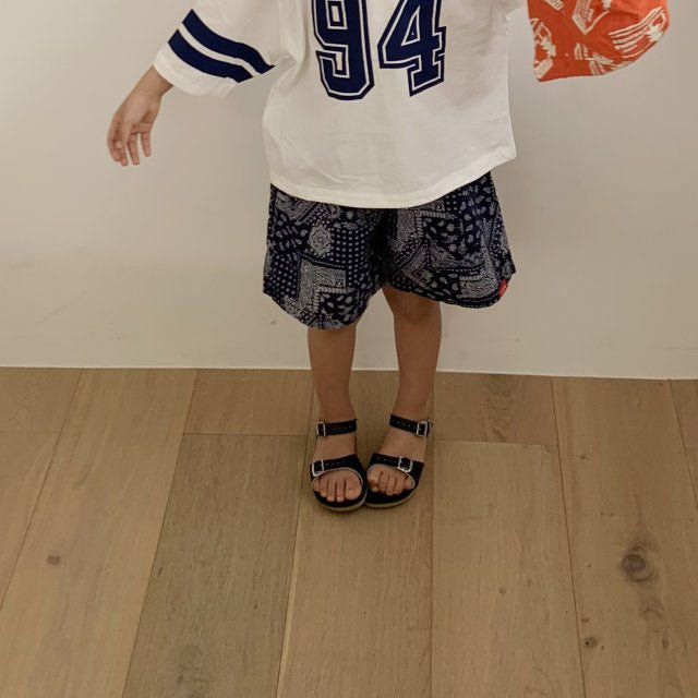 Toddler SS26 Paisley Knee Length Shorts (1 - 7y) - 2 Colors kids outfit