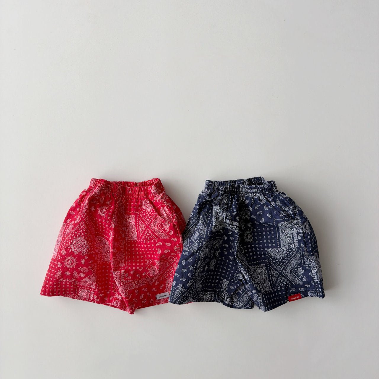 Toddler SS26 Paisley Knee Length Shorts (1 - 7y) - 2 Colors kids outfit