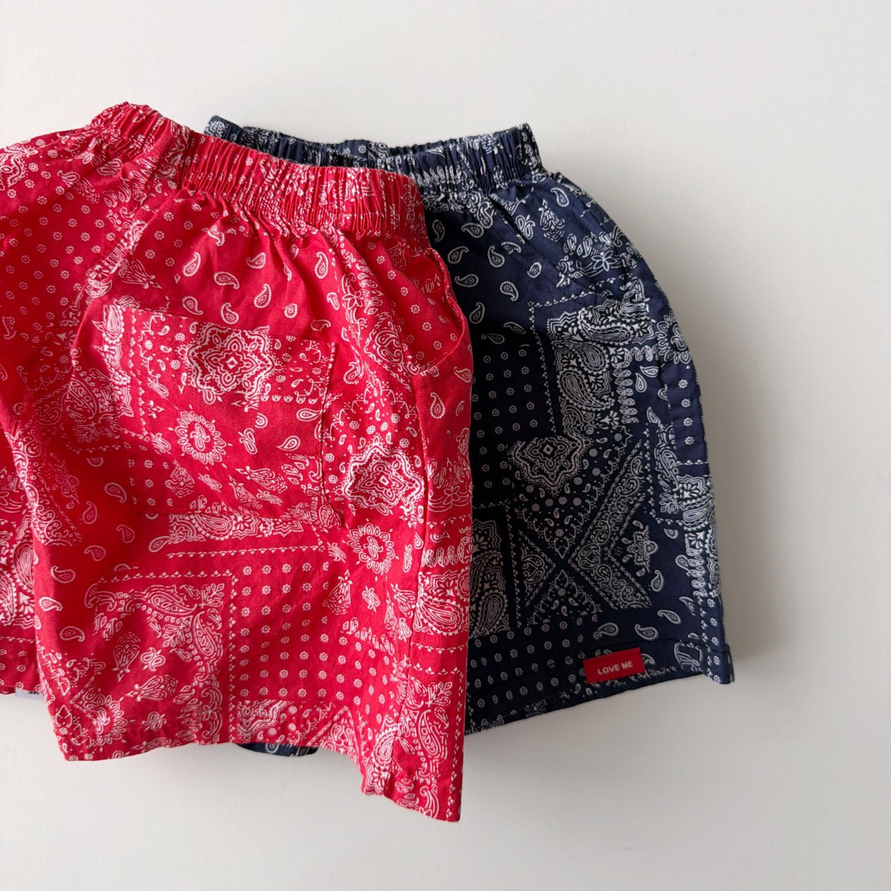 Toddler SS26 Paisley Knee Length Shorts (1 - 7y) - 2 Colors kids outfit