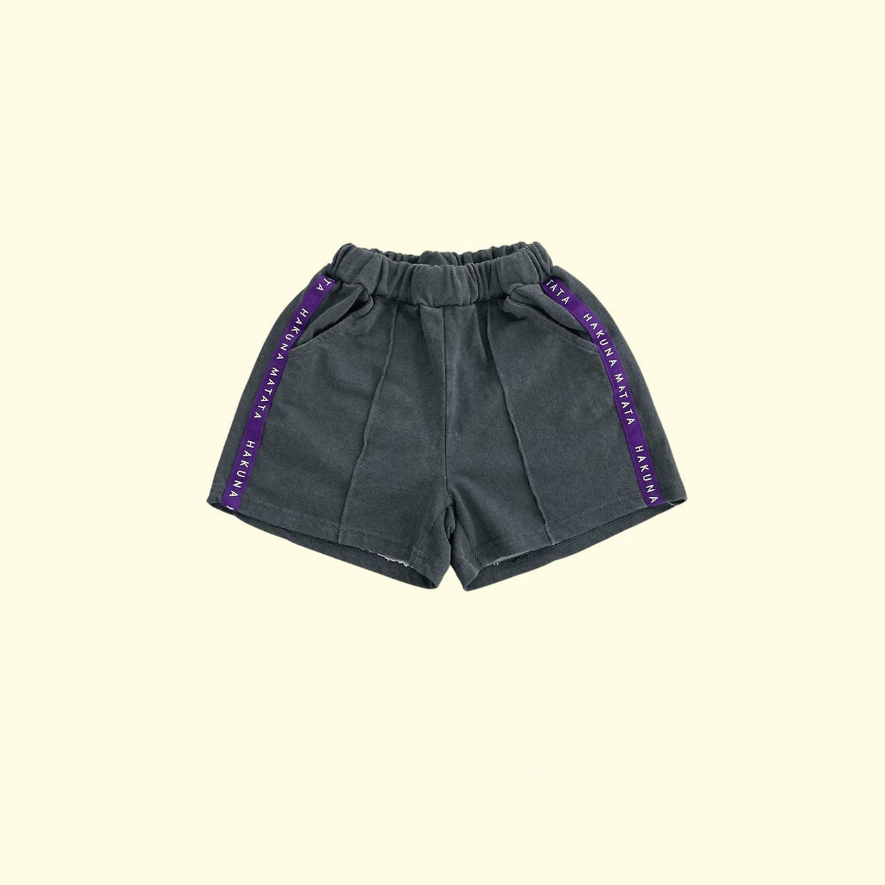 Toddler SS26 Pigment Dyed Stitch Detail Shorts (3 - 11y) - 2 Colors kids outfit