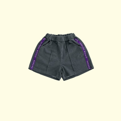 Toddler SS26 Pigment Dyed Stitch Detail Shorts (3 - 11y) - 2 Colors kids outfit
