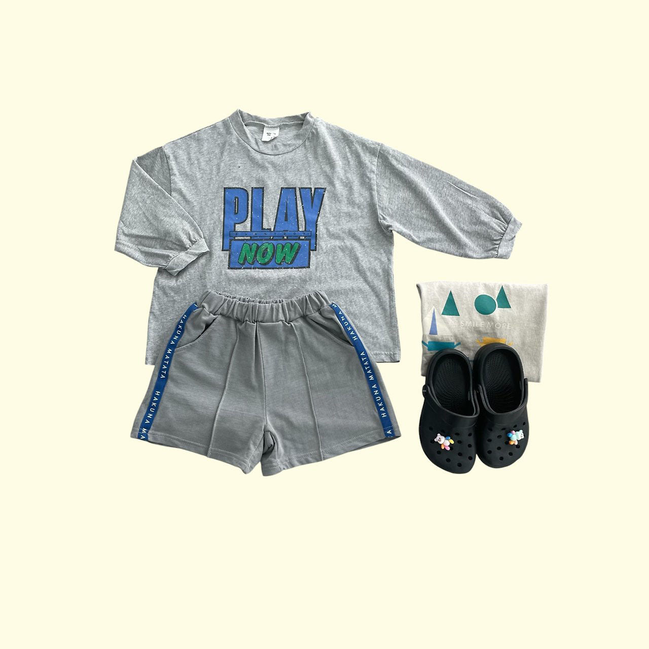 Toddler SS26 Pigment Dyed Stitch Detail Shorts (3 - 11y) - 2 Colors kids outfit