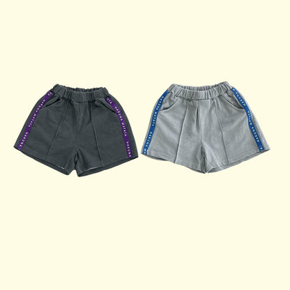 Toddler SS26 Pigment Dyed Stitch Detail Shorts (3 - 11y) - 2 Colors kids outfit