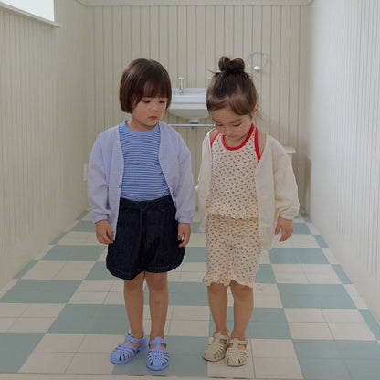Toddler SS26 Pigment Dyed Stripe Short Sleeve Top (2 - 7y) - 2 Colors - AT NOON STORE