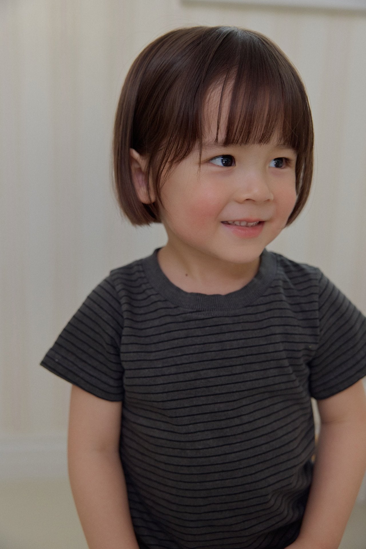 Toddler SS26 Pigment Dyed Stripe Short Sleeve Top (2 - 7y) - 2 Colors - AT NOON STORE