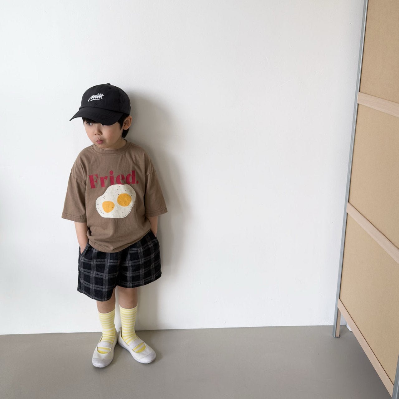 Toddler SS26 Plaid Denim Shorts (2 - 7y) - 2 Colors - AT NOON STORE