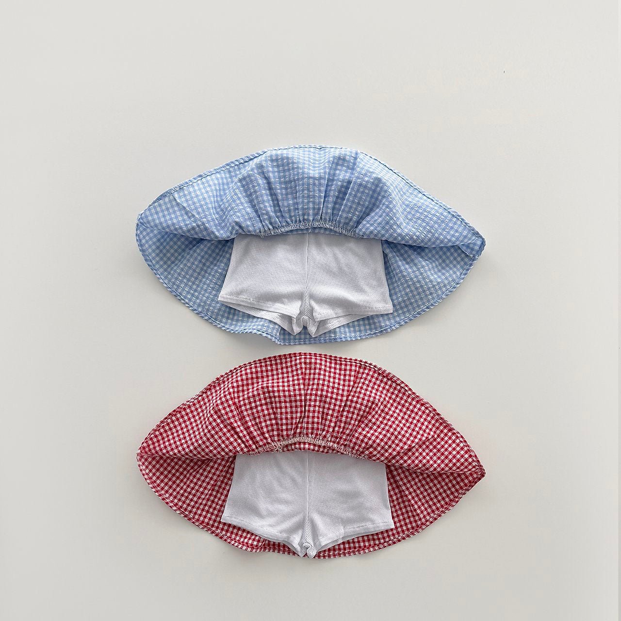 Toddler SS26 Plaid Ruffle Skort (12m - 7y) - 2 Colors kids outfit