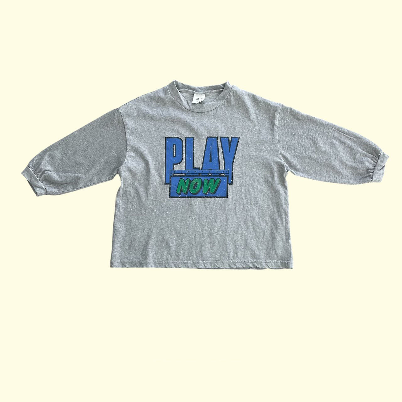 Toddler SS26 PLAY NOW Summer Long Sleeve Top (3 - 11y) - 2 Colors kids outfit