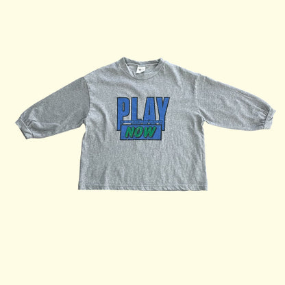 Toddler SS26 PLAY NOW Summer Long Sleeve Top (3 - 11y) - 2 Colors kids outfit
