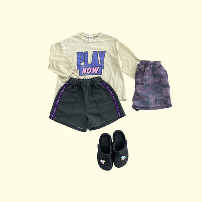 Toddler SS26 PLAY NOW Summer Long Sleeve Top (3 - 11y) - 2 Colors kids outfit
