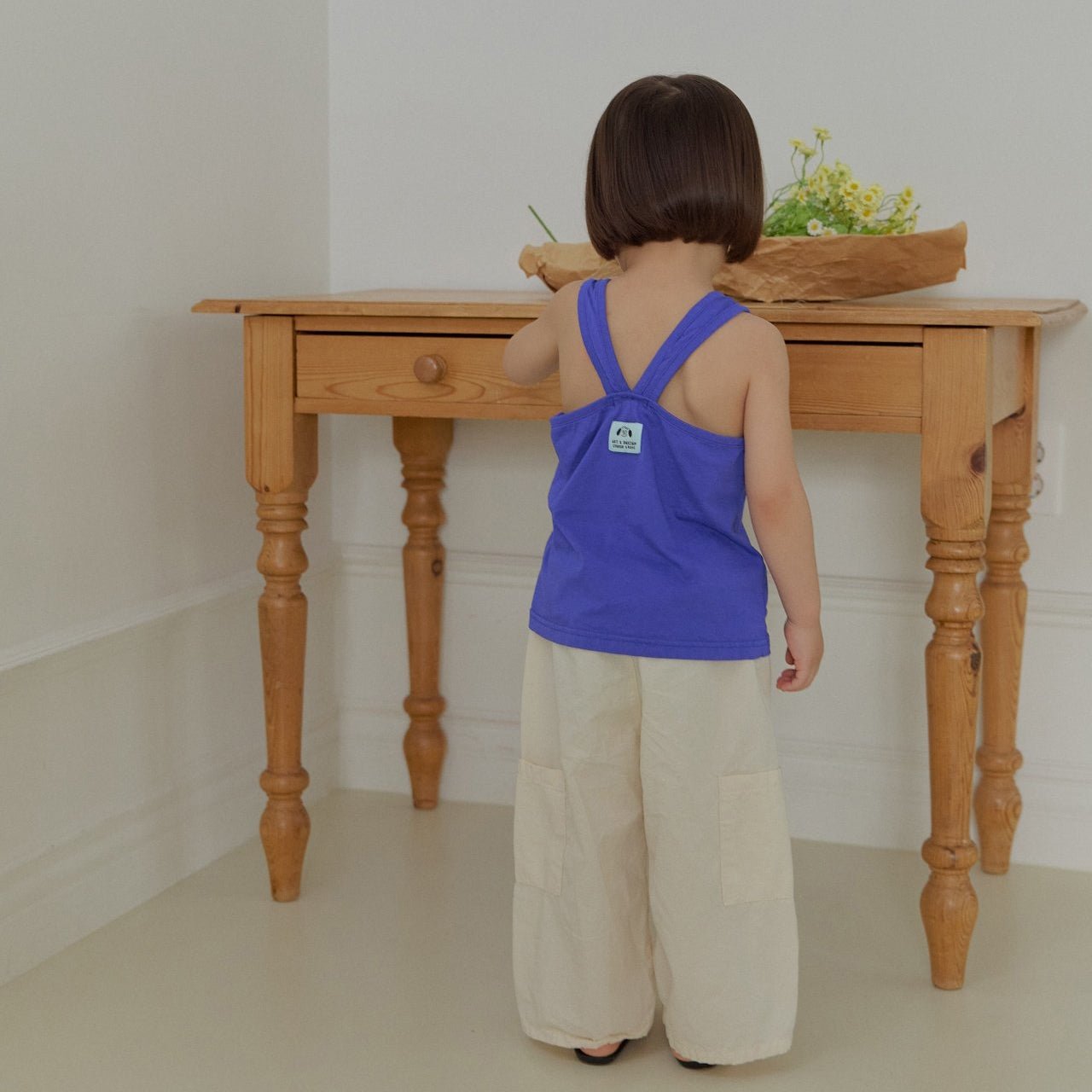 Toddler SS26 Pocket Pull - on Cotton Pants (2 - 7y) - 2 Colors - AT NOON STORE