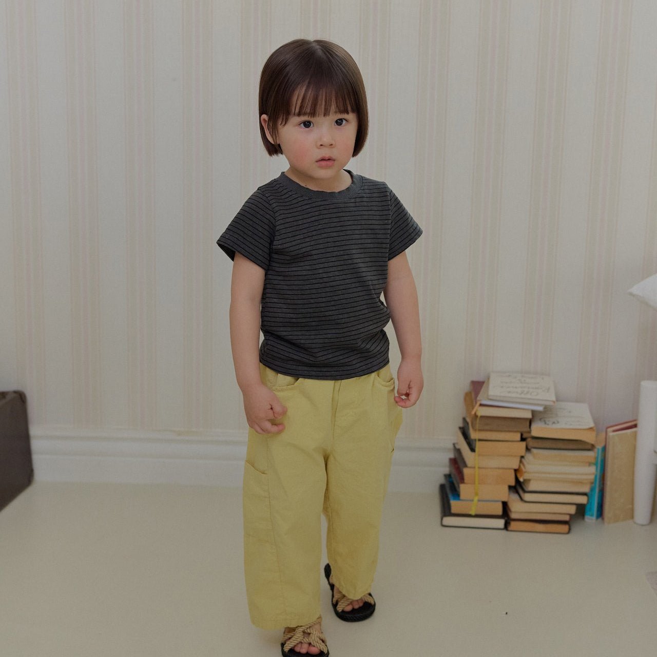Toddler SS26 Pocket Pull - on Cotton Pants (2 - 7y) - 2 Colors - AT NOON STORE