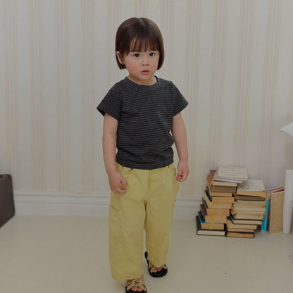 Toddler SS26 Pocket Pull - on Cotton Pants (2 - 7y) - 2 Colors - AT NOON STORE