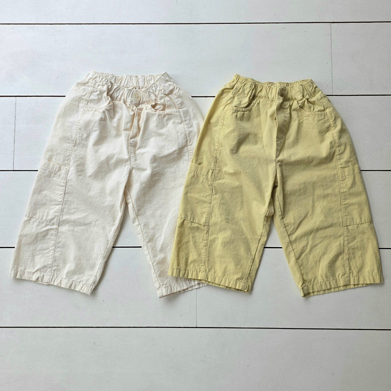 Toddler SS26 Pocket Pull - on Cotton Pants (2 - 7y) - 2 Colors - AT NOON STORE