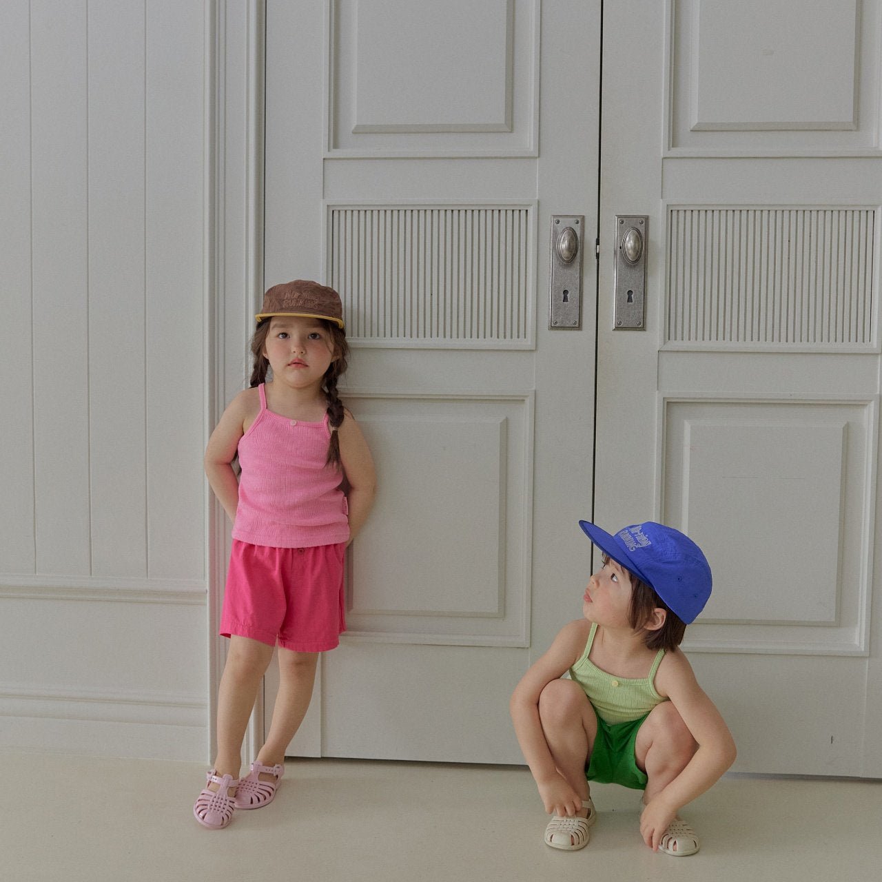 Toddler SS26 Pointelle Ribbed Tank Top (2 - 7y) - 2 Colors - AT NOON STORE