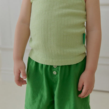 Toddler SS26 Pointelle Ribbed Tank Top (2 - 7y) - 2 Colors - AT NOON STORE