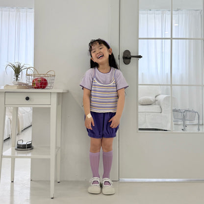 Toddler SS26 Pointelle Short Sleeve Top (3 - 7y) - 3 Colors - AT NOON STORE