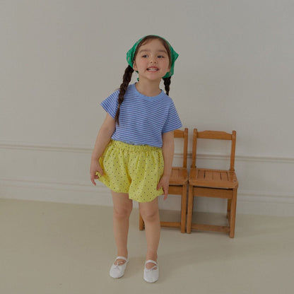 Toddler SS26 Polka Dot Balloon Shorts (2 - 7y) - 2 Colors kids outfit