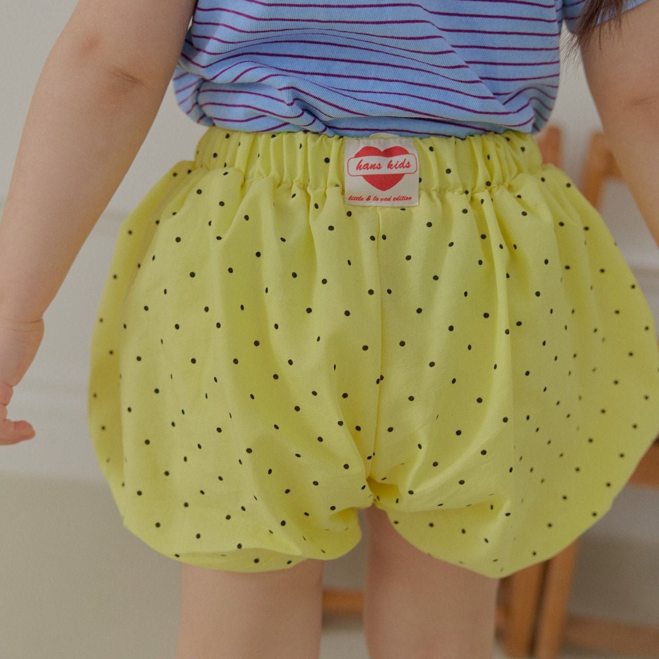 Toddler SS26 Polka Dot Balloon Shorts (2 - 7y) - 2 Colors kids outfit