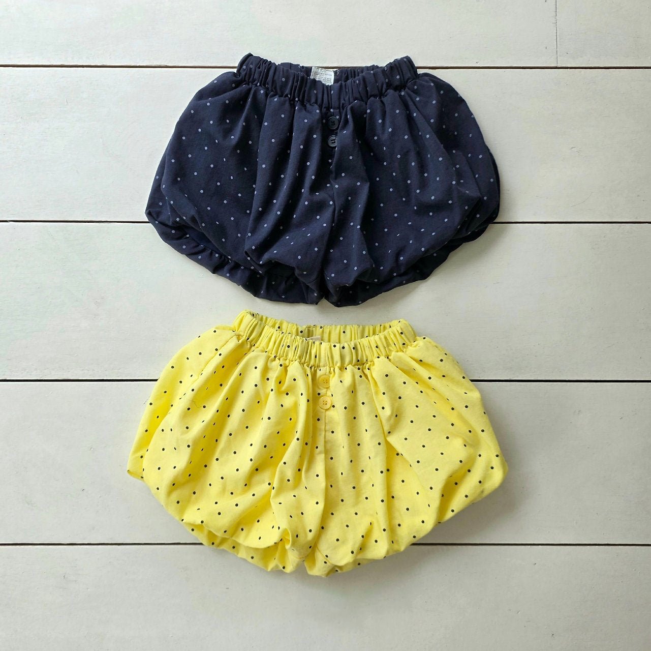Toddler SS26 Polka Dot Balloon Shorts (2 - 7y) - 2 Colors kids outfit