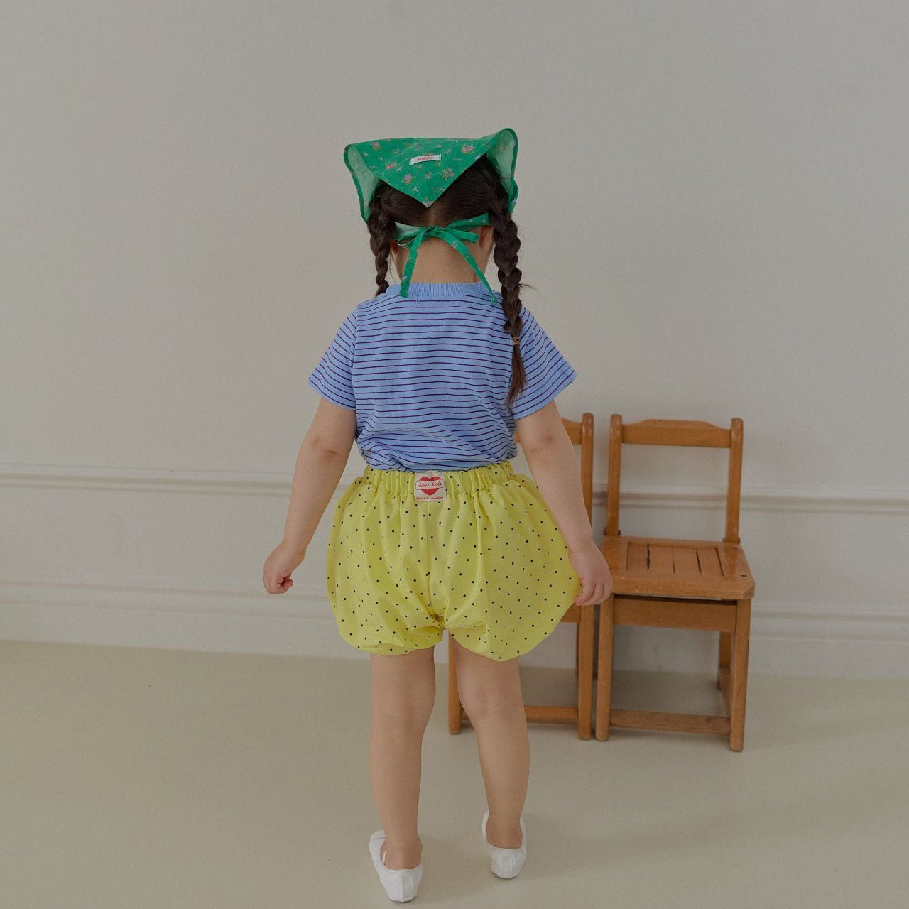 Toddler SS26 Polka Dot Balloon Shorts (2 - 7y) - 2 Colors kids outfit