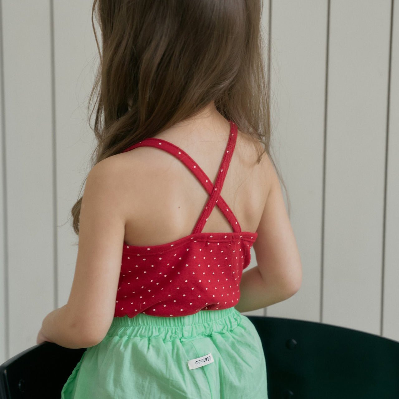 Toddler SS26 Polka Dot Cross Back Tank Top (12m - 6y) - 2 Colors - AT NOON STORE