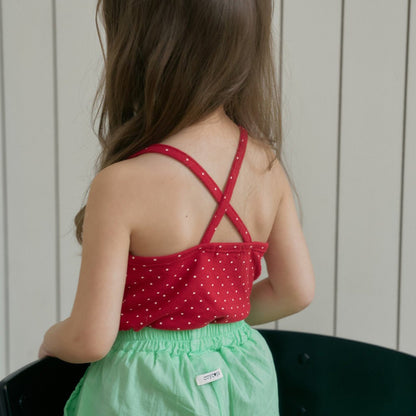 Toddler SS26 Polka Dot Cross Back Tank Top (12m - 6y) - 2 Colors - AT NOON STORE