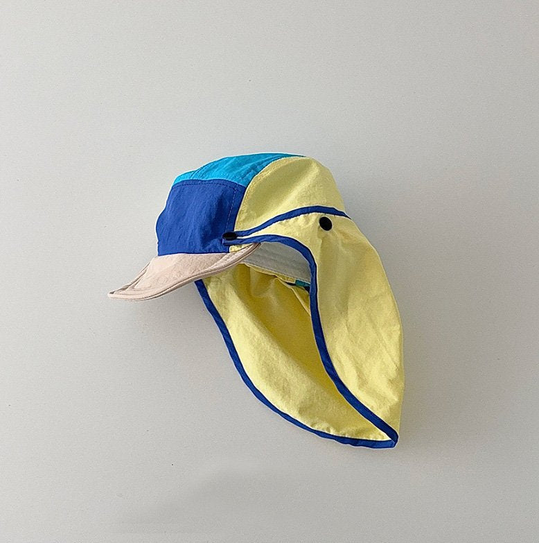 Toddler SS26 Removable Neck Cape Soft Brim Cap (2 - 4y) - 5 Colors kids outfit