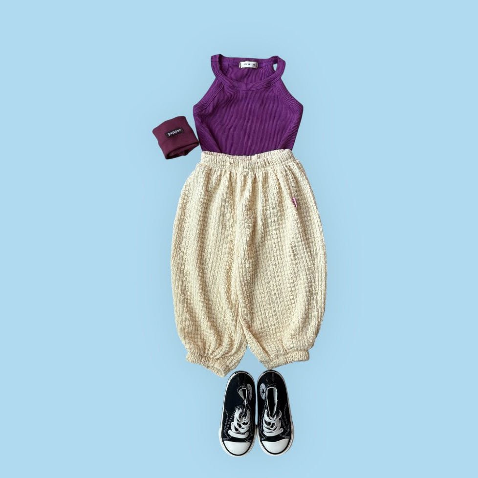 Toddler SS26 Ribbed Halter Tank Top (1 - 7y) - 4 Colors - AT NOON STORE