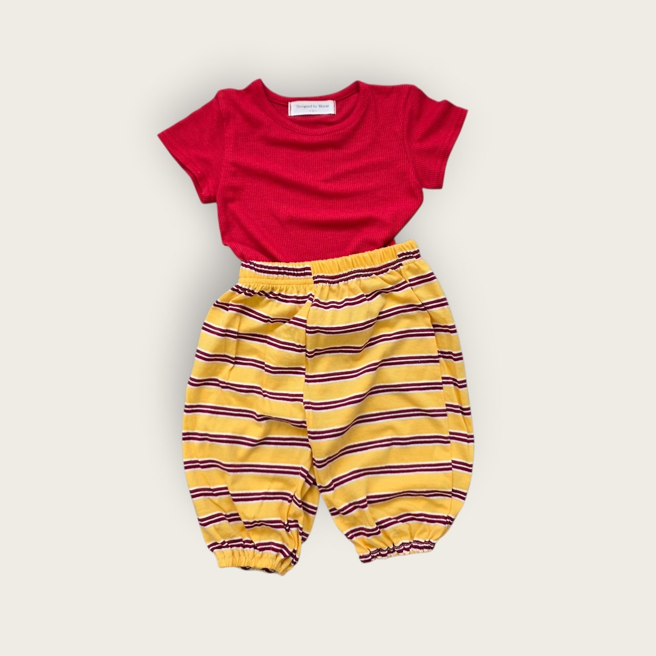 Toddler SS26 Ribbed Short Sleeve Top (6m - 6y) - 5 Colors - AT NOON STORE