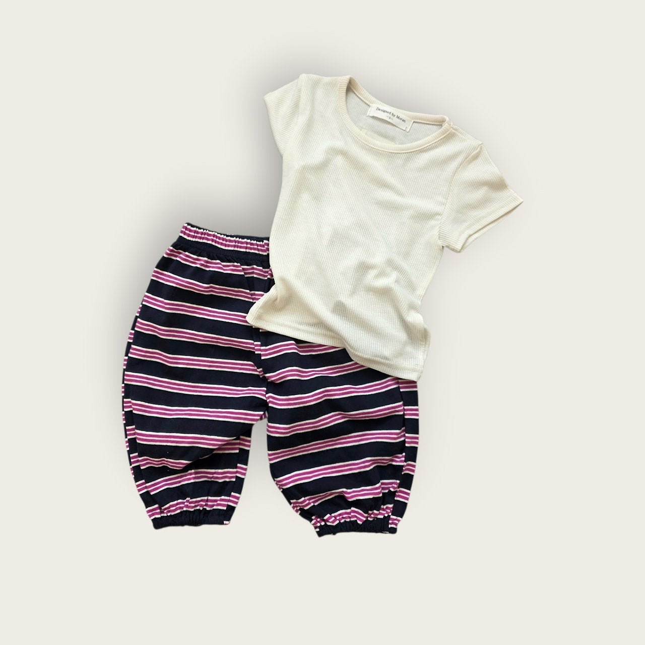 Toddler SS26 Ribbed Short Sleeve Top (6m - 6y) - 5 Colors - AT NOON STORE