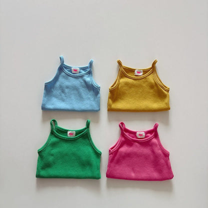 Toddler SS26 Ribbed Tank Top (1 - 6y) - 4 Colors kids outfit